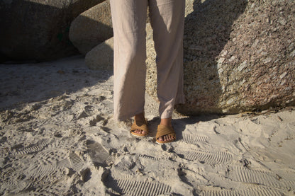 H&M Beige Sliders